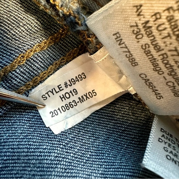 Madewell ‘Tall 9” Mid-Rise Skinny Jeans in Hayes Wash: Button-Front Edition’ 28T - Picture 13 of 16